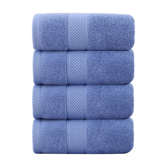 Twfbrm 4 Pack Premium Hand Towels, Ringspun Cotton Turkish Hand Towels, 14x30 Inch Highly Absorbent and Quick Dry Microfiber Face Towels 400GSM Soft Thick Bath Towels for Beach Gym Hotel and Spa