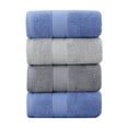 thumbnail image 1 of Twfbrm 4 Pack Premium Hand Towels, Ringspun Cotton Turkish Hand Towels, 14x30 Inch Highly Absorbent and Quick Dry Microfiber Face Towels 400GSM Soft Thick Bath Towels for Beach Gym Hotel and Spa, 1 of 6