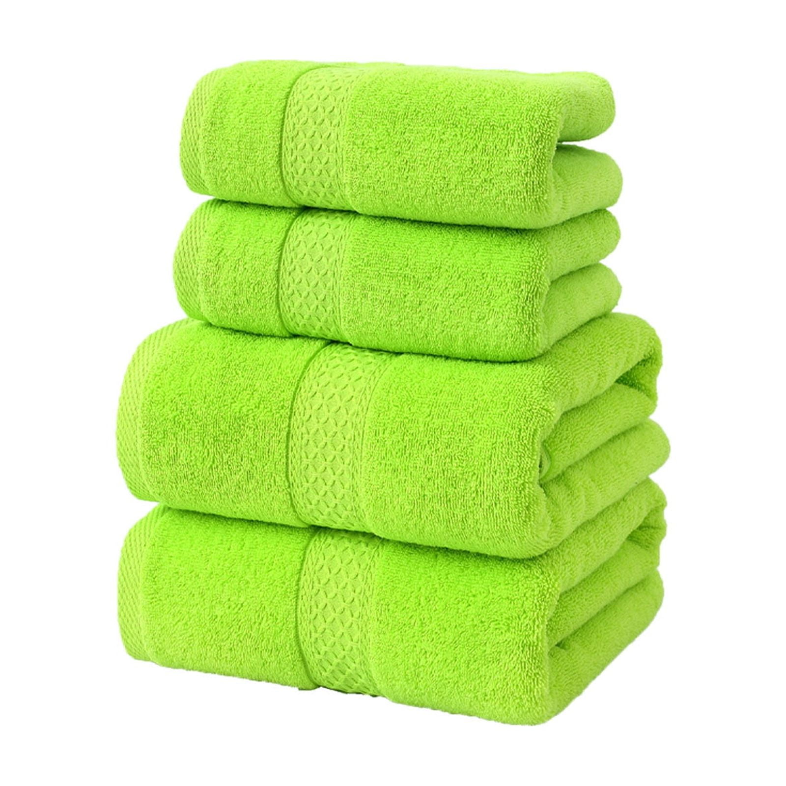 Twfbrm 4 Pcs Premium Bath Towels Set, Ringspun Cotton Highly Absorbent Towels for Bathroom, 2 Oversized Bath Sheets and 2 Hand Towels, 400GSM Soft and Lightweight Towels for Shower Hotel and Spa