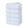 thumbnail image 1 of Twfbrm 5 Pcs Premium Hand Towels Set for Bathroom, Ringspun Cotton Highly Absorbent Hand Towels, 400GSM Super Soft and Quick Dry Bath Towels for Beach Gym Shower Hotel and Spa(14 x 30 Inches), 1 of 8