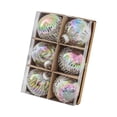 thumbnail image 1 of Twfbrm 6 Pcs Christmas Tree Balls, 3.14" Shatterproof Christmas Ornaments, Christmas Decorations for Christmas Tree Hanging Decorative Bauble Set for Home Party Wedding Decor - Clear, 1 of 4