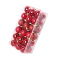 thumbnail image 1 of Twfbrm 72Pcs Christmas Ball Ornaments Set 40mm/1.57in Christmas Xmas Tree Bauble Hanging Home Party Ornament Decor Christmas Tree Decorations Set, 1 of 1