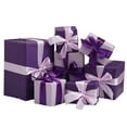 thumbnail image 1 of Twfbrm 7PCS Christmas Gift Boxes , Xmas Nested Box Set, Square Stackable, Christmas Tree Paper Gifts Box Tower Décor with Satin Ribbon, for Christmas Holiday Thanksgiving New Year, 1 of 6