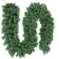 thumbnail image 1 of Twfbrm 8.86Ft Christmas Garland - Cedar Garland - Cypress Garland with Pine Cone - Real Touch Pine Garland - Garland Christmas Decorations for Home Dining Table Mantel Porch Winter Christmas Decor, 1 of 7