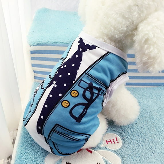 Twfbrm Animal Dog Clothes, Breathable Pet Shirts, Puppy Sweatshirt Dog Clothes Outfit Apparel Shirt for Small Medium Dogs Cats