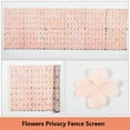 thumbnail image 1 of Twfbrm Artificial Flowers Privacy Fence Screen, 20"x39" UV-Anti Fake Plant Hedges Fence with Flowers, Faux Silk Flowers Fence Panel Wall Backdrop Decorations for Patio Balcony Garden Backyard, 1 of 7