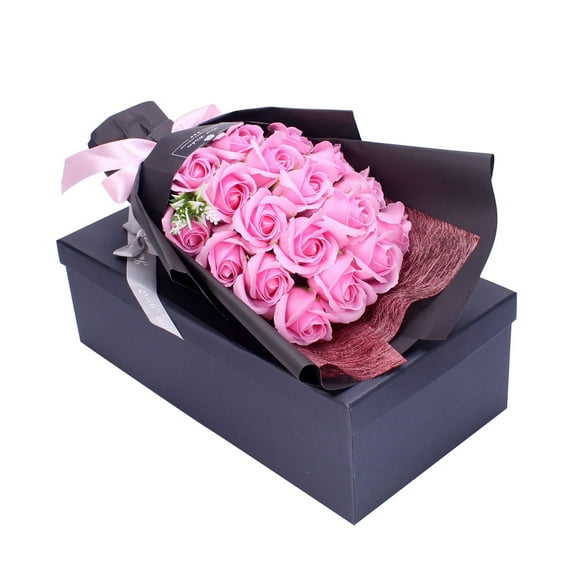 Twfbrm Artificial Rose Bouquet Soap Flower Petals Valentine Day Gifts for Women, Best Friend and Girlfriend, Birthday, Christmas Valentine's Day from Daughter Son Husband, Artificial Flower