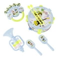 thumbnail image 1 of Twfbrm Baby Musical Instruments Set, Montessori Musical Toys for Toddlers 1-3, Music Drum with Trumpet Rattle and Hand Bells, Preschool Educational Toy Birthday Gifts for 3 4 5 6 Kids Boys Girls, 1 of 6