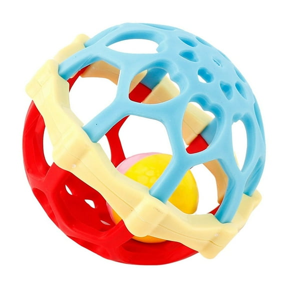Twfbrm Baby Rattle Balls, Easy to Clean BPA-Free Teething Sensory Toys with Rattles, Soft Infant Chew Toys Textured Easy-Grasp Rattle Toys Interactive Toddler Toys for 0-36 Months Newborns Babies