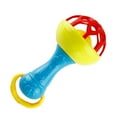 thumbnail image 1 of Twfbrm Rattles Toys, Sensory Montessori Learning Toy, Easy-Grasp Handbell with Soft Silicone Teething Toys, Handheld Shaking Rattles Toy Infant Chew Toys Interactive Toys for 0-12 Months, 1 of 6