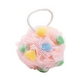 thumbnail image 1 of Twfbrm Bath Loofah Sponge, 5 Inch Soft Mesh Shower Puffs Exfoliating Body Scrubber with Hanging Rope, Deep Cleaning & Fast Foaming Body Wash Shower Pouf Balls Bathing Accessories for Women and Men, 1 of 6