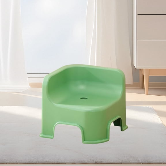 Twfbrm Bathroom Small Stool Plastic Stool Children's Stool Home Stepping Non Slip Thickened Plastic Stool Baby Low Stool Bathing Stool