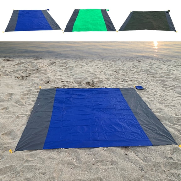 Twfbrm Beach Blanket Sandproof Waterproof, Extra Large Beach Mat, Oversized & Compact Sand Free Mat Quick Drying, Lightweight & Durable for Travel, Camping, Hiking