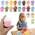 thumbnail image 1 of Twfbrm Butter Slime with Animal Charms, Soft and Stretchy Scented Slime Toy, Non-Sticky Stress Relief Sensory Fidget Toy, Ice Cream Slime Food Themed DIY Toy Party Favor for Girls and Boys, 1 of 7