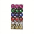 thumbnail image 1 of Twfbrm Christmas Balls 36ct Colored Christmas Ball Ornaments Essential Xmas Tree Decorations Shatterproof Christmas Decor Plastic Xmas Ornaments Balls for Party (Smooth-3cm/1.2",3color), 1 of 1