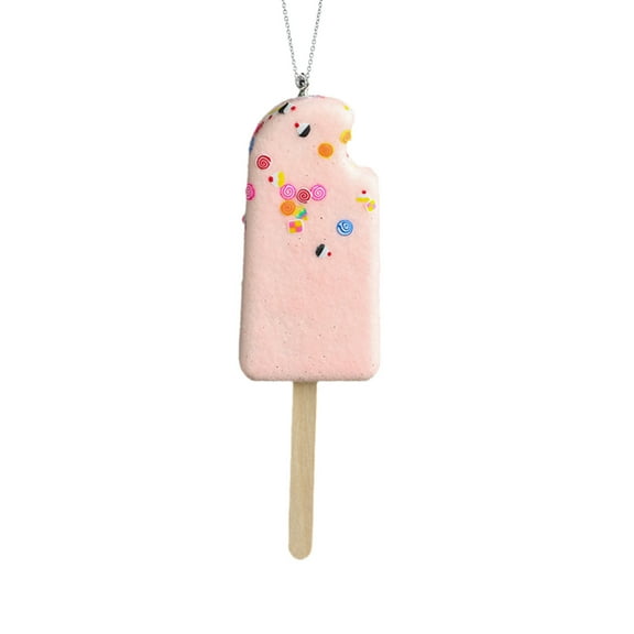 Twfbrm Christmas Decorations Felted Candy Christmas Ornaments Sweet Dessert Christmas Tree Hanging Ornament Candy Ice Cream Ornaments for Home Christmas Tree Decor Xmas Party Supplies