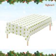 thumbnail image 1 of Twfbrm Christmas Disposable Tablecloth, 54x108 inch Plastic Christmas Tree Rectangle Table Cloth, Waterproof Wipeable Checkered Table Cover Christmas Table Decorations for Party Dining Birthday, 1 of 8