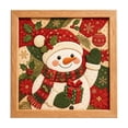 thumbnail image 1 of Twfbrm Christmas Kinusaiga Fabric Art Kit, 3D Mosaic Craft Kits with Wooden Frame and Tools, Holiday DIY Relaxing Handmade Art Project Christmas Decoration for Gift, Part, Home Decor, 1 of 6