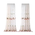 thumbnail image 1 of Twfbrm Christmas Sheer Curtains, Christmas Decorations 84 Inch Long Santa Claus Embroidery Window Curtains with Rod Pocket, Winter Holiday Window Treatment Drapes for Living Room and Bedroom, 1 of 6