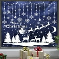 thumbnail image 1 of Twfbrm Christmas Stickers Snowflakes Window Clings for Glass Windows 9 Sheets Christmas Window Decals Snowflakes Christmas Decorations Christmas Window Stickers, 1 of 6