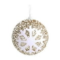 thumbnail image 1 of Twfbrm Christmas Tree Decorations 8cm/3.14in Snowflake Colored Christmas Balls Shatterproof Christmas Decorations High End Hanging Balls Layout Christmas Ornaments, 1 of 8