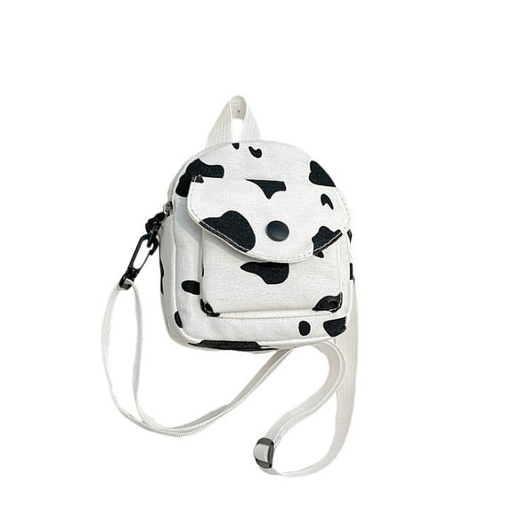 Twfbrm Cute Shoulder Bags for Women, Cow Pattern Crossbody Bag with Removable Straps and Zipper Closure, Lightweight Clutch Purse Versatile Tote Handbags Travel Daypacks for Work Daily Use