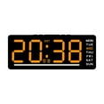 thumbnail image 1 of Twfbrm Digital Alarm Clock Electronic Clock for Bedroom, Dual Alarm, Date, Seconds,Day of Week,12/24h, Desk Clock, LED Clock for Living Room, Calendar Digital Black Clock, 1 of 6