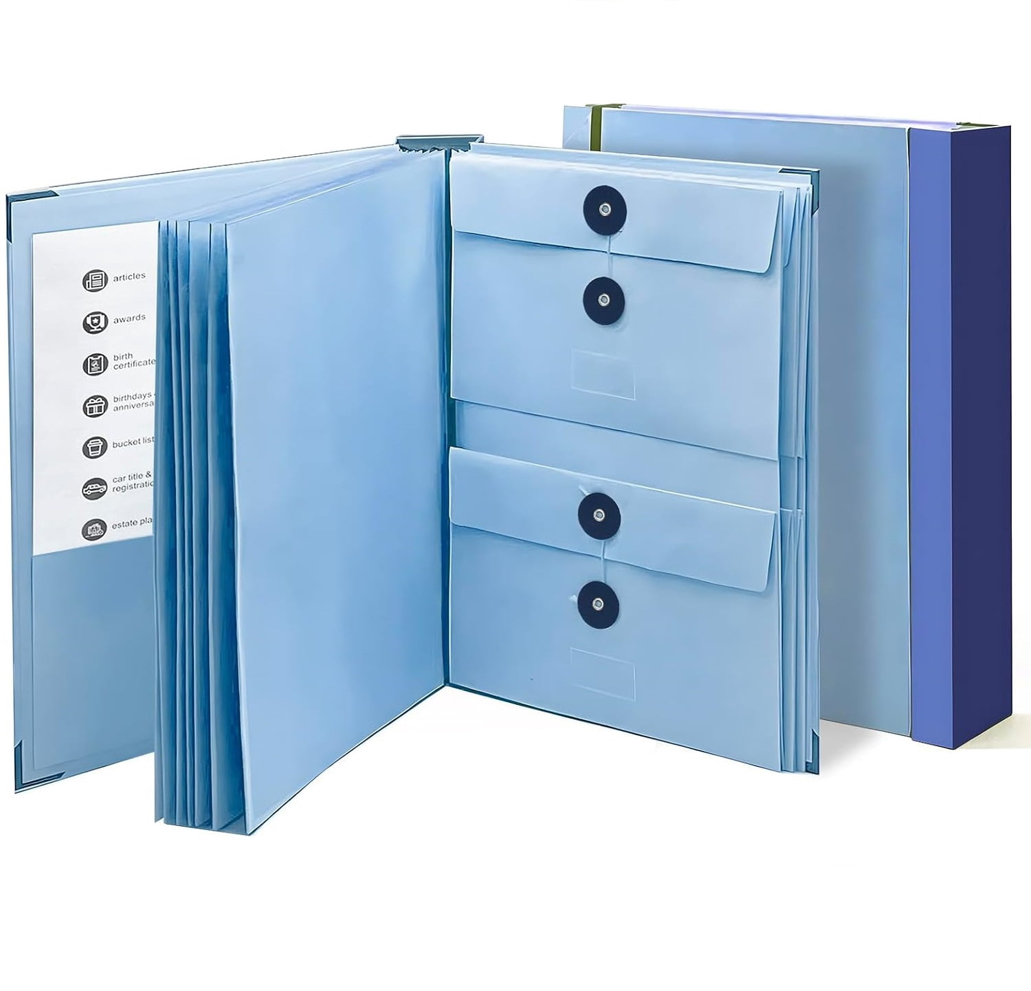 Twfbrm Document Organizer, Large Capacity Expanding File Folder with ...