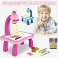 thumbnail image 1 of Twfbrm Drawing Projector Table, Trace and Draw Projector Toddler Toys with Light&Music,Educational Early Learning Projection Drawing Table, Graffiti Children Projection Drawing Board on Clearance-Pink, 1 of 6