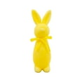 thumbnail image 1 of Twfbrm Easter Bunny Figurine, Easter Decorations 9 inch Flocked Fluffy Rabbit Ornaments with Bow tie, Rustic Farmhouse Decorative Animal Statue Spring Table Centerpieces for Home Office Shelf, 1 of 5