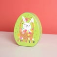 thumbnail image 1 of Twfbrm Easter Cookie Tin Box, Egg Shaped Bunny Pattern Tinplate Candy Box with Lids, Easter Decorative Candy Container Portable Biscuit Storage Case Snack Holder Party Favors for Kids Holiday Festival, 1 of 6