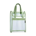 thumbnail image 1 of Twfbrm Expanding File Organizer with Handle, 13 Pockets Large Capacity File Folder with Label, Waterproof Accordion File Tote Pouch with Snap Closure, Portable Document Storage Bag for Office, Green, 1 of 9