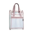 thumbnail image 1 of Twfbrm Expanding File Organizer with Handle, 13 Pockets Large Capacity File Folder with Label, Waterproof Accordion File Tote Pouch with Snap Closure, Portable Document Storage Bag for Office, Pink, 1 of 9