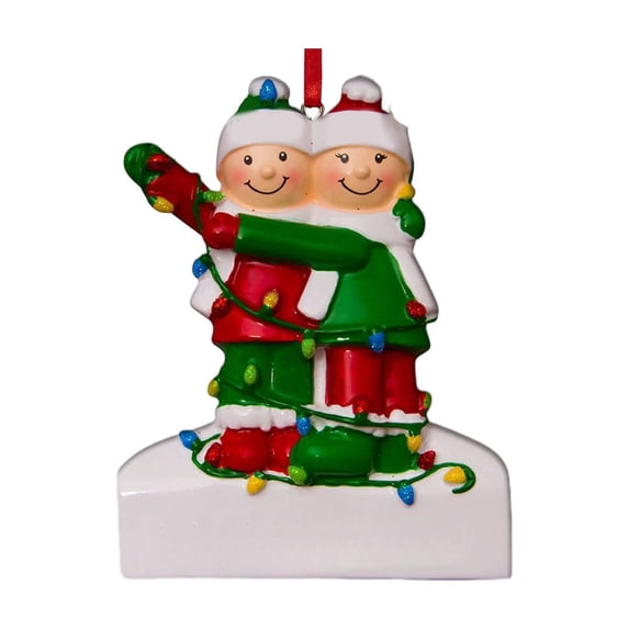 Twfbrm Family House Personalized Christmas Ornament - Family of Christmas Decorations 2024 Christmas Tree Decoration Gift for Kids