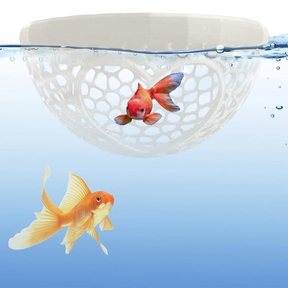Twfbrm Floating Betta Hammock & Shrimp Feeder, 3D Printed Aquarium Decor Feeding Ring & Safe Resting Spot, Decorative Floating Cave for Betta Fish, Shrimp & Small Fish, Fish Tank Accessories