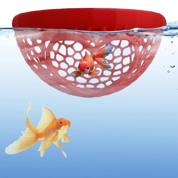 Twfbrm Floating Betta Hammock & Shrimp Feeder, 3D Printed Aquarium Decor Feeding Ring & Safe Resting Spot, Decorative Floating Cave for Betta Fish, Shrimp & Small Fish, Fish Tank Accessories
