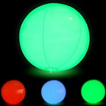 Twfbrm Floating Pool Lights - 12 inch Swimming Beach Ball with Remote - 4 Modes & 16 RGB Color Changing Lamp Dimmable - Waterproof Shower Floating Pool Light for Party Decor