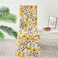 thumbnail image 1 of Twfbrm Floral Dining Chair Covers, Universal Flower Pattern Stretch Chair Slipcovers with Skirt, Soft Breathable Decorative Seat Cover Removable Washable Chair Protector for Dining Room & Kitchen, 1 of 7