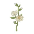 thumbnail image 1 of Twfbrm Flower Brooch Pins for Woman, 2.2 Inch Alloy Gardenia Flowers Lapel Pins with Pearl, Vintage Floral Collar Pins Jewelry Accessories Gifts for Mother's Day, Birthday, Christmas, Valentine's Day, 1 of 6