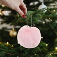 thumbnail image 1 of Twfbrm Furry Christmas Ball Ornaments for Xmas Tree, 3.2 Inch Soft Fluffy Pom Poms Balls Pendants, Shatterproof Plush Decorative Hanging Baubles Christmas Decorations for Home Party Fireplace, 1 of 6
