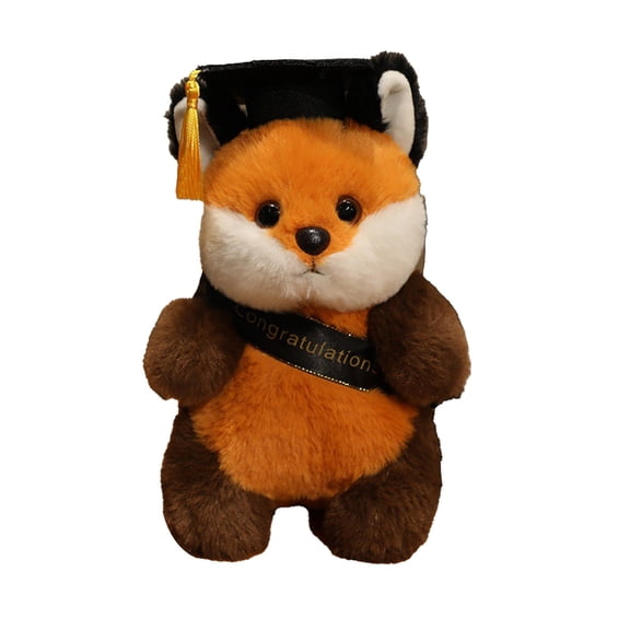 Twfbrm Graduation Gifts Plush Toys with Black Cap Graduation Gift 4.7 Inch Stuffed Animal Plush Panda Bear Class of 2025 Decoration for Kindergarten Elementary High School College