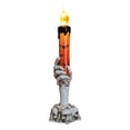 thumbnail image 1 of Twfbrm Halloween Candle Light, Halloween Decorations Flameless Taper Candle with Skeleton Hand Holder, Battery Operated LED Flickering Candles Dripping Wax Effect Pillar Candles for Party Wedding, 1 of 6