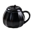 thumbnail image 1 of Twfbrm Halloween Ceramic Mug, Cute Pumpkin Shaped Ceramic Coffee Mug with Handle and Lid, Fall Decorative Pumpkin Mug, Creative Heat Resistant Ceramic Tea cup for Home, Office, Thanksgiving, 1 of 6