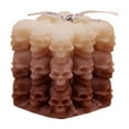 thumbnail image 1 of Twfbrm Halloween Skull Candles, Halloween Decorations Paraffin Wax Skeleton Head Scented Candles, Smokeless Tea Lights Candles Spooky Burning Candle Gothic Decorative Candles for Party Wedding, 1 of 6