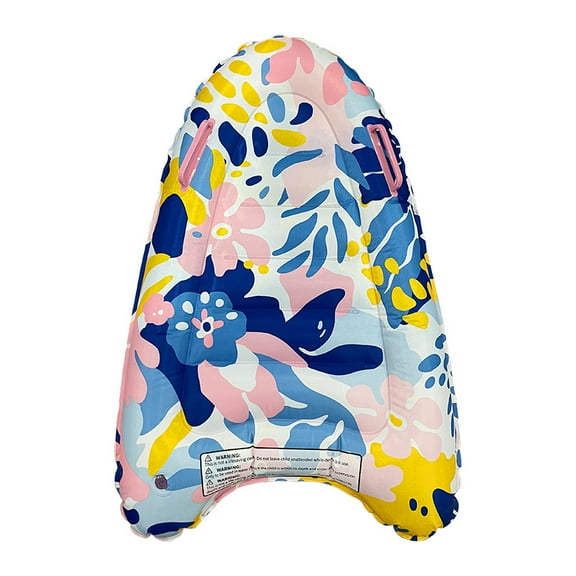 Twfbrm Inflatable Surf Board for Water Slides, Portable Swimming Body Boards with Handles, Blow Up Floating Surfboard Learn to Swim Float Boards Summer Fun Water Pool Game Toys for Pool Beach