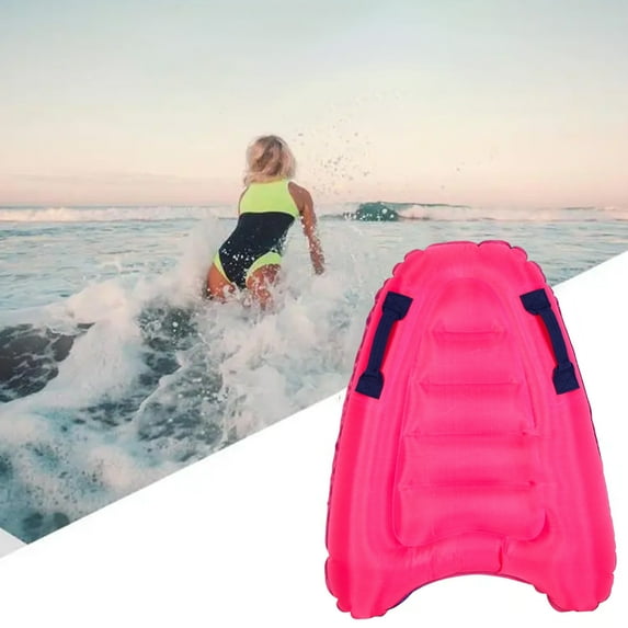 Twfbrm Inflatable Surf Body Boards with Handles Beach Floating Surfboard Lightweight Portable Bodyboard Water Sport Pool Inflatable Surfboard for Adult Summer Beach Surfing Swimming Beginner
