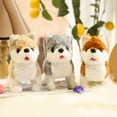 thumbnail image 1 of Twfbrm Interactive Simulation Dog -Realistic Puppy Electronic Toy Dog with Walking/Barking Robotic Pet Toy Present Gift Toddler Toys for Ages 1 2 3 4 5 + Girls Boys Christmas Gift on Clearance - Gray, 1 of 3