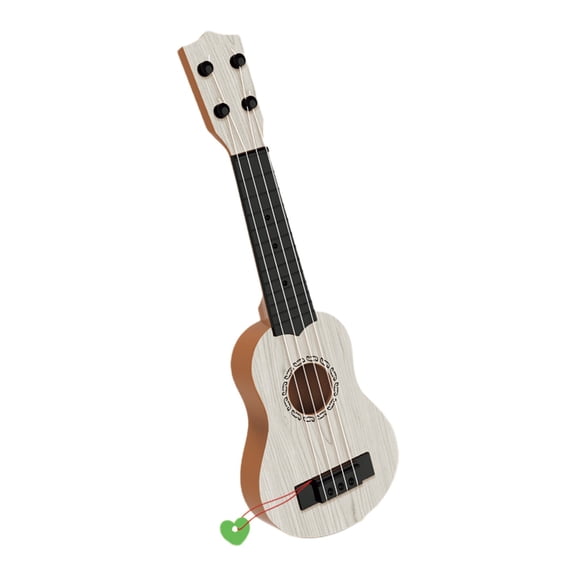 Twfbrm Kids Guitar Toys, Toddler Toys 17 inch Wodden 4 Strings Ukulele Musical Instrument with Pick, Keep Tone Anti-Impact Mini Guitar Early Educational Toy for Boys and Girls Preschool Children