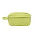 thumbnail image 1 of Twfbrm Large Capacity Pencil Case, Textured Corduroy Pencil Pouch with 3 Compartment, Aesthetic Design Stationery Organizer Portable Travel Cosmetic Storage Bag Office Supplies, Green, 1 of 6