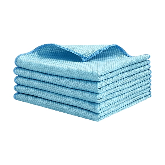 Twfbrm Microfiber Kitchen Towels, 12x12 inch Quick Drying Cotton Waffle Weave Dish Towels, Ultra Soft & Highly Absorbent Dust Rags All-Purpose Reusable Cleaning Cloth for Kitchen Bathroom(1 Pack)